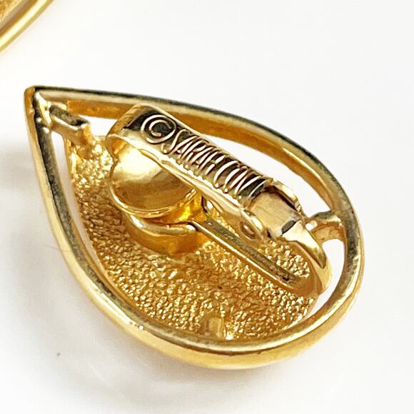 Sarah Coventry Vintage "Sara Zade" Clip Rhinestone Earrings - Picture 5 of 5